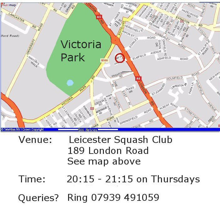 Pilates classes at the Leicester Squash Club, Leicester