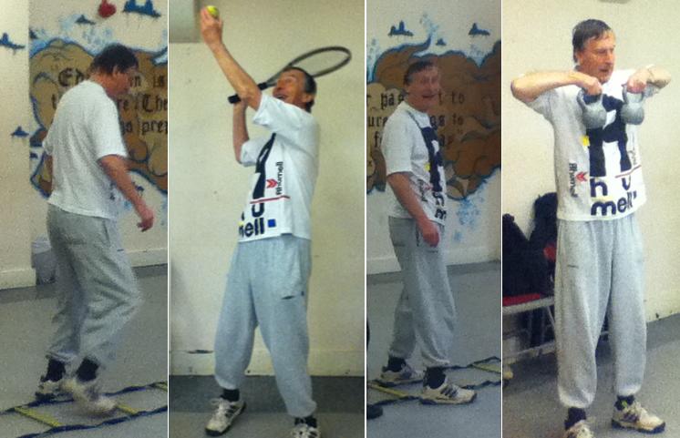 Victor working out - vitality circuit